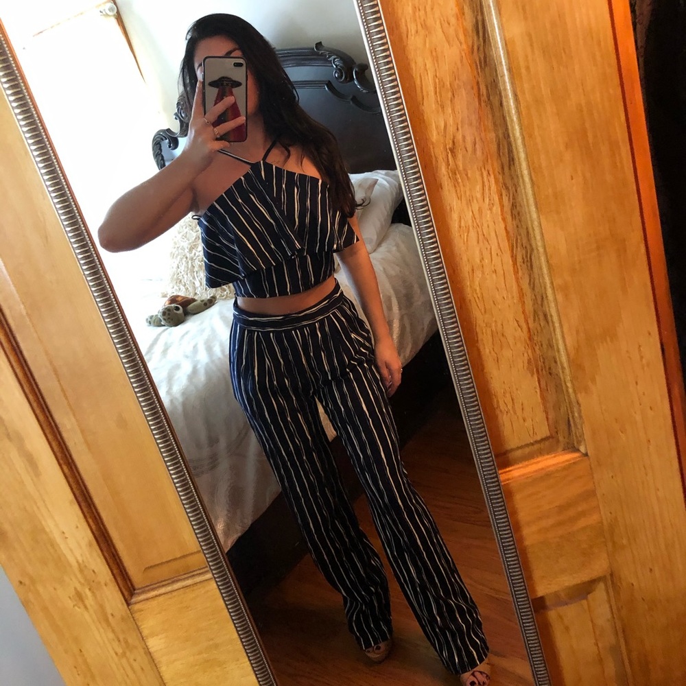 Crop top and pant set